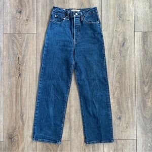 Levi’s Ribcage Straight 27x27” Dark Wash Premium